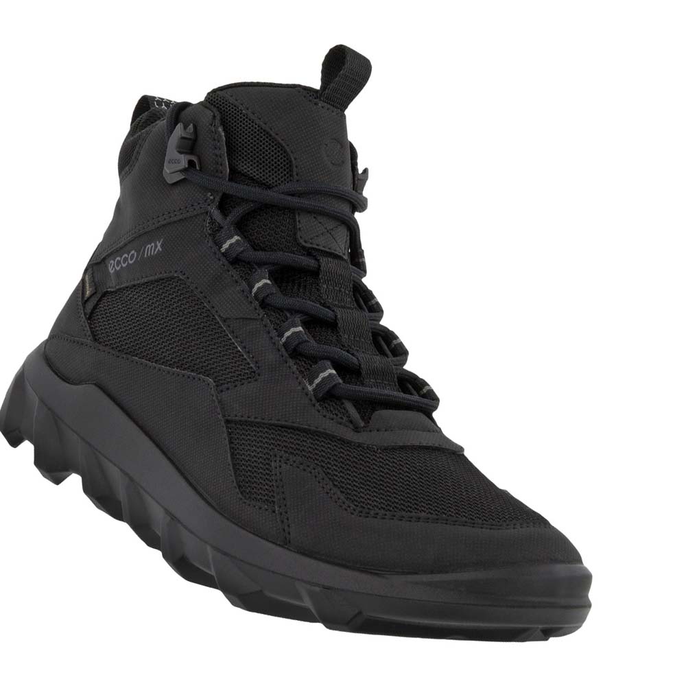 Women's Ecco Mx Mid Gtx Boots Black | Canada 20LIS